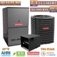 R32 Goodman 2.5 Ton Multi-Family Heat Pump & Gas Furnace 80% 80K 14.5 SEER2 30"W
