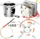 Traeger & Pit Boss Grill Replacement Kit &ndash; Auger Motor, Ignitor, Fan & Fire Pot