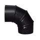 Imperial BM0345 Black 28 ga. 90 Degree Steel Elbow 3 Dia. in. (Pack of 4) Imperial BM0345 Black 28 ga. 90 Degree Steel Elbow 3 Dia. in. (Pack of 4)