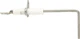 Rheem 62-23543-01 Flame Sensor for Gas Heaters RGDG, SGDG, RGDG, and RGDJ