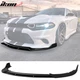 Fits 15-23 Dodge Charger SRT V2 Style Front Lip Spoiler Matte Black ABS 4PC Fits 15-23 Dodge Charger SRT V2 Style Front Lip Spoiler Matte Black ABS 4PC
