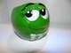 M&M Green Girl Character Face Figural Beverage Mug Mars Large 16 oz.