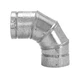 2-Pack Selkirk 4" D x 4" D Adjustable 90&deg; Aluminum Stove Pipe Elbow