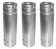M&G DuraVent 3PVL-24S 3" x 24" Pellet Stove Double Wall Chimney Pipe - Pack of 3