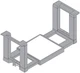 Blum ZC7T0350 Grey Ambia-Line 12 Plate Adjustable Holder & Carrier