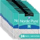 Nordic Pure 8x20x1 Pleated Air Filters MERV 14 Plus Carbon 24 Pack