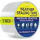 D-NYX Window Sealing Tape 1 Pack 5 inches x 5 (Thick), Clear