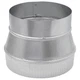 Imperial 7-8 in. Galvanized Steel Stove Pipe Increaser 24-Gauge Type A