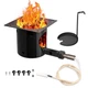 GRISUN Fire Pot Burn Pot and Hot Rod Ignitor Kit for Traeger, Pit Boss Pellet...