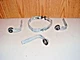 BB37:TRIANGLE TR5868 BELLY BAND MOTOR MOUNT W/ 3 LEGS, RAD ARM=2.5", AXIAL HT=4"