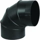 (2)-Imperial Black 3" 28Ga 90 Degree Heat Stove Pipe Adjustable Elbow BM0345 (2)-Imperial Black 3" 28Ga 90 Degree Heat Stove Pipe Adjustable Elbow BM0345