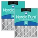 Breathe Cleaner Air - Nordic Pure 16x20x4 MERV 14 Filters 2 Pack