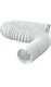 Dundas Jafine 3 In. Dia x 8 Ft. L White Vinyl Flexible Ducting FD38EZW New