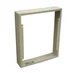 NEW Berko  FRSMPBNW 4 Inch Deep Surface Mounting Frame, White Color