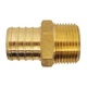 (2) Adapter, PEX - 1" PEX x 3/4" MIP fitting, Central Boiler p/n 1330 (2) Adapter, PEX - 1" PEX x 3/4" MIP fitting, Central Boiler p/n 1330