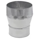 Imperial 4-5 in. Galvanized Steel Stove Pipe Increaser 24-Gauge