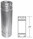 M&G DuraVent 3PVL-24S 3" x 24" Pellet Stove Double Wall Chimney Vent Pipe