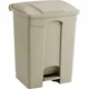 Safco Plastic Step-On Receptacle 17 Gallon Beige - 9922TN Safco Products 9922TN