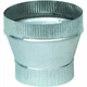 Imperial gv1361 7x8 Galvanized Increaser, 1 Count (Pack of 1), Off White