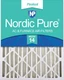 Nordic Pure 16x25x4 (3 5/8) Pleated MERV 14 Air Filter 1 Pack