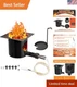 Effortless Installation Fire Pot & Hot Rod Kit for Traeger and Pit Boss Grills