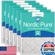 Nordic Pure 15x20x1 (Actual Size: 14 1/2 x 19 1/2 x 3/4) Pleated MERV 14 Air Fil
