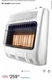 Mr. Heater 30,000 BTU Vent-Free Radiant Heater, Dual Fuel,Natural Gas,LP,F299201