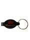 Budweiser Select Plastic Bottle Opener Keychain Evans Black Red Gold Crown 52840