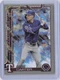 2025 Topps Holiday Evan Carter Silver Glitter Holiday #H2 Texas Rangers