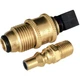 MR. HEATER 1/4 In. MPT x Male Plug Coupling Adapter F276330 Pack of 1 Plastic