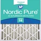 Nordic Pure 20X24X4 Actual Size 19 3/8 X 23 3/8 X 3 5/8 Pleated Merv 14 Air