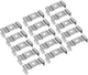 uxcell T8 Clips Bracket Hanger for Integrated Tube 15pcs Fixed T8, Silver 