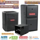 R32 Goodman 1.5 Ton AC & Gas Furnace Split System 15.2 SEER2 60000 BTU 92% AFUE